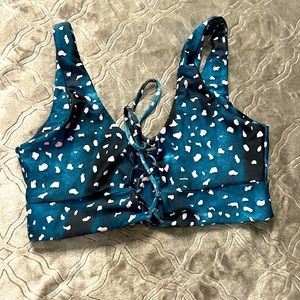 Moana bikini size small Janet lace up top